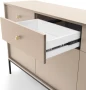 Komoda Mono 104 cm wąska beż piaskowy