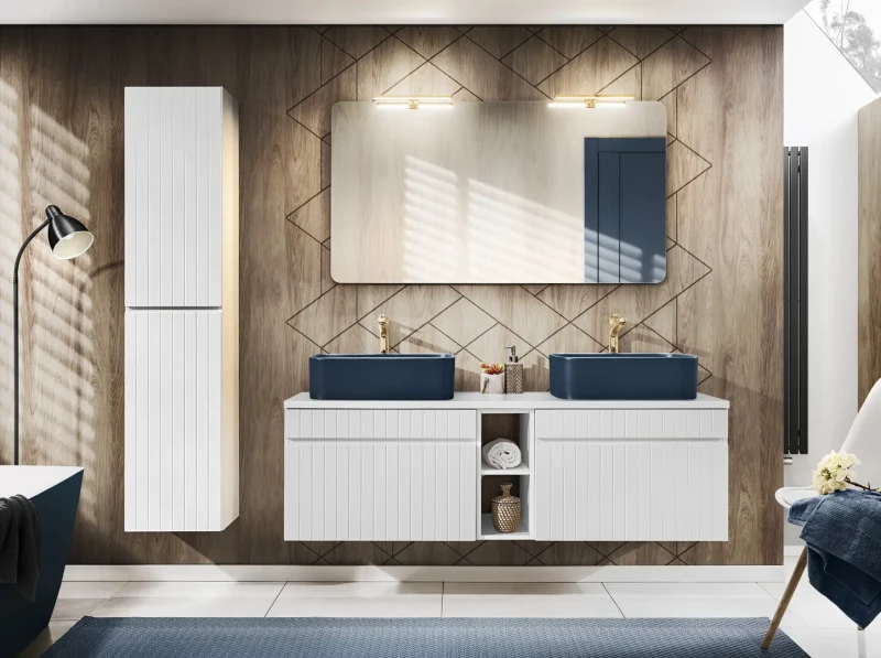 Szafka pod umywalkę 80 cm Iconic White