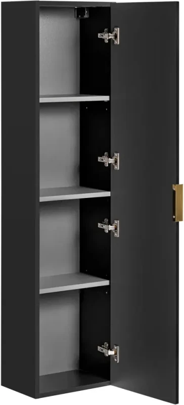 Słupek łazienkowy Adel czarny