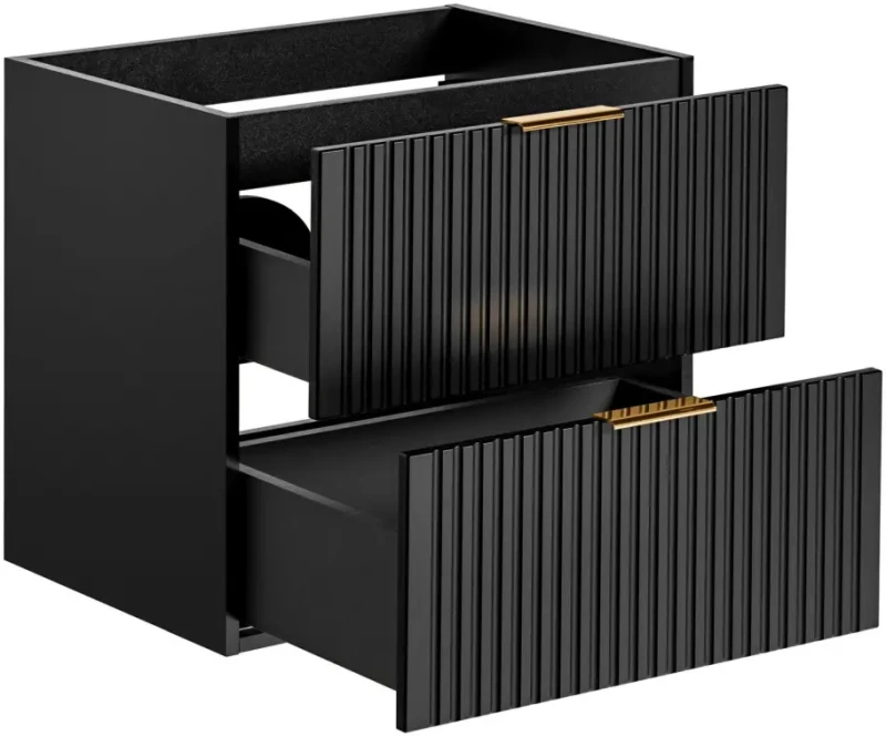 Szafka pod umywalkę 60 cm Adel czarna