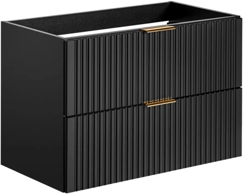 Szafka pod umywalkę 80 cm Adel Black