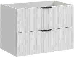 Szafka pod umywalkę 80 cm Adel White