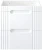 Szafka wisząca od umywalkę 60cm Fiji White