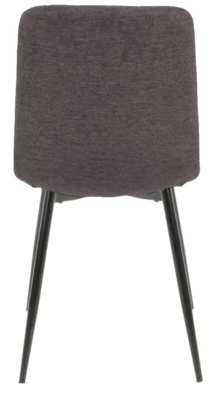 Krzesło tapicerowane Alan Brego ciemny szary 18