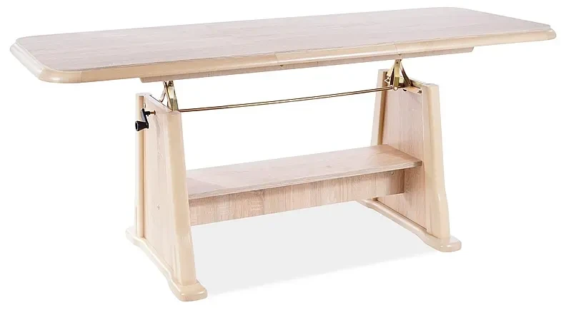 Ławostół rozkładany Beata 130-170 cm dąb sonoma