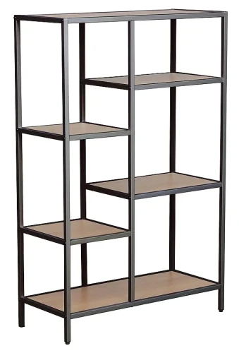 Regał Costa B dąb/czarny