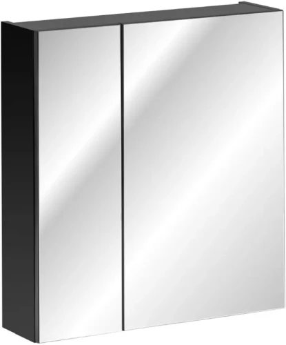 Szafka łazienkowa z lustrem 60 cm Santa Fe Black