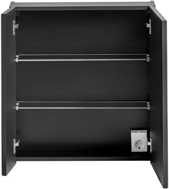 Szafka łazienkowa z lustrem 60 cm Santa Fe Black