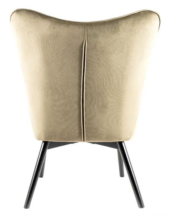 Fotel tapicerowany Carmen Velvet oliwka Bluvel 77
