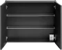 Szafka łazienkowa z lustrem 80 cm Santa Fe Black