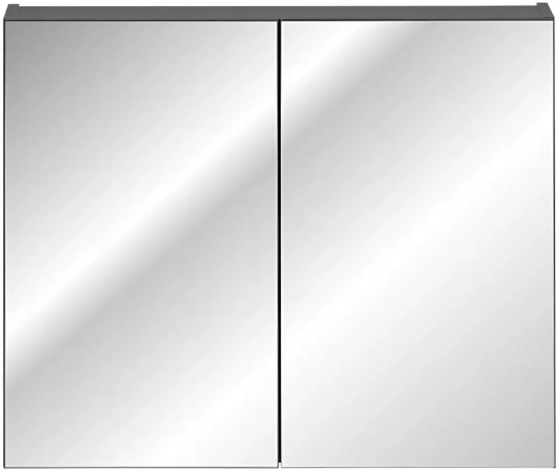 Szafka łazienkowa z lustrem 80 cm Santa Fe Black