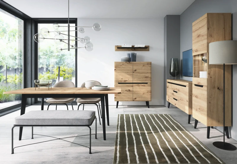 Półka wisząca Nordi 107 cm dąb artisan