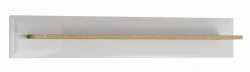 Półka wisząca Nordi 107 cm biały / dąb riviera