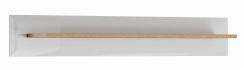 Półka wisząca Nordi 107 cm biały / dąb riviera