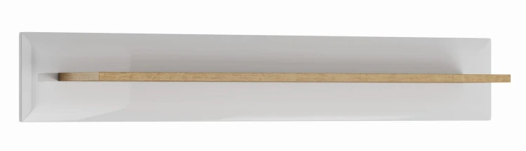 Półka wisząca Nordi 107 cm biały / dąb riviera