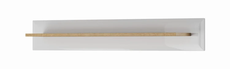 Półka wisząca Nordi 107 cm biały / dąb riviera