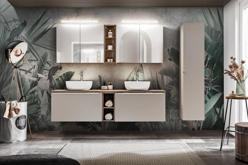 Szafka pod umywalkę 80 cm Santa Fe Taupe