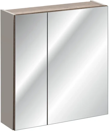 Szafka łazienkowa z lustrem 60 cm Santa Fe Taupe