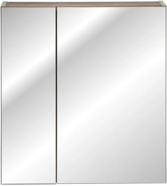 Szafka łazienkowa z lustrem 60 cm Santa Fe Taupe