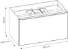 Szafka pod umywalkę 80 cm Santa Fe Oak
