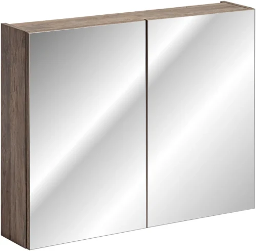Szafka łazienkowa z lustrem 80 cm Santa Fe Oak