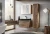 Szafka łazienkowa z lustrem 60 cm Santa Fe Oak