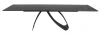 Stół rozkładany Diuna Ceramic 160-240 cm czarny sahara noir/czarny mat