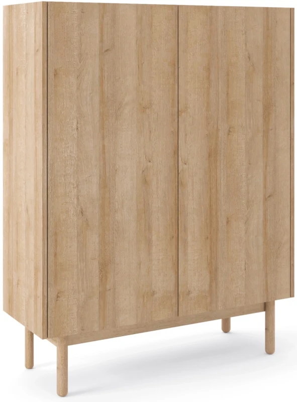 Komoda wysoka Boho dąb riviera