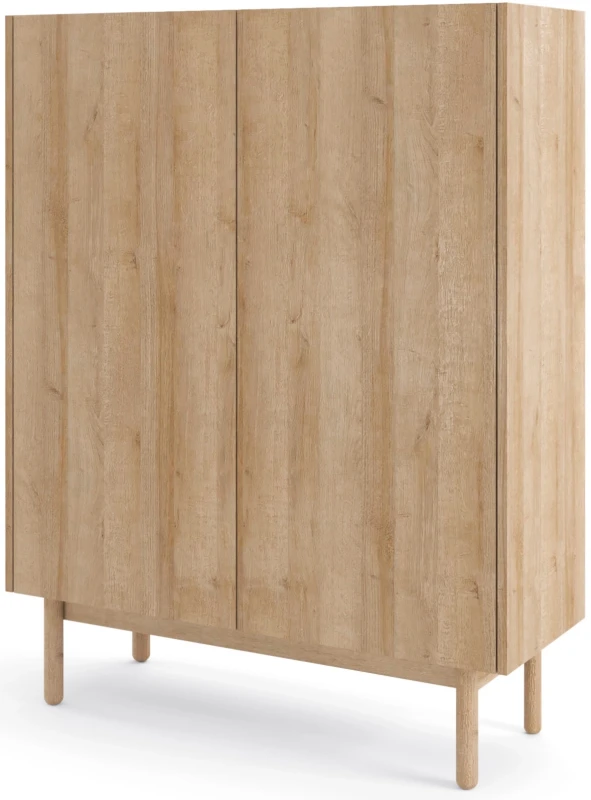 Komoda wysoka Boho dąb riviera