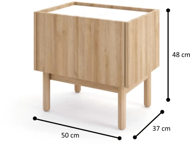 Szafka nocna Boho dąb riviera