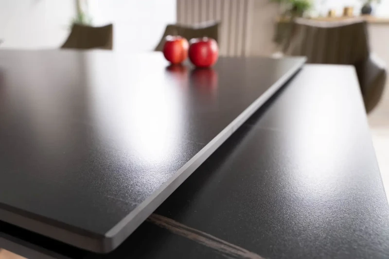 Stół rozkładany Genesis 180-240 cm czarny/jesion