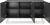Komoda Harmony czarny grafit / marmur