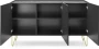 Komoda Harmony czarny grafit / marmur