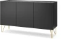 Komoda Harmony czarny grafit / marmur