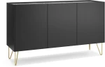 Komoda Harmony czarny grafit / marmur