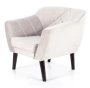 Fotel tapicerowany Karo 1 Velvet wenge