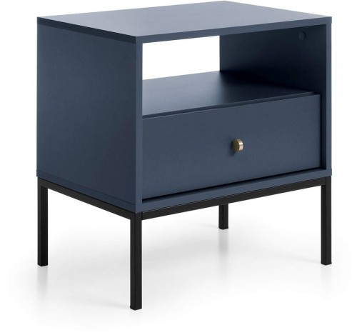 Szafka nocna Mono z szufladą granatowa