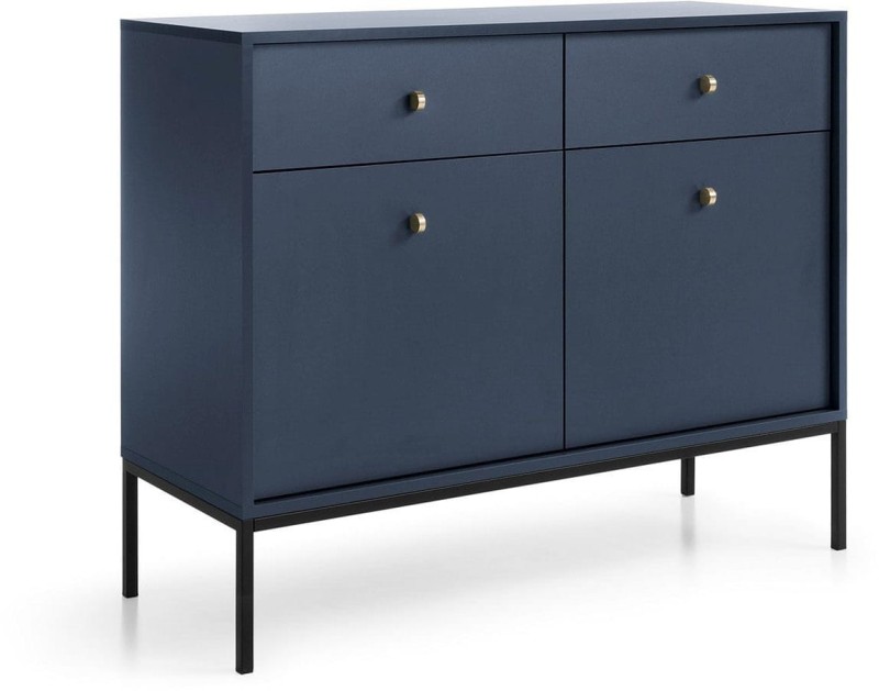 Komoda Mono granatowa wąska