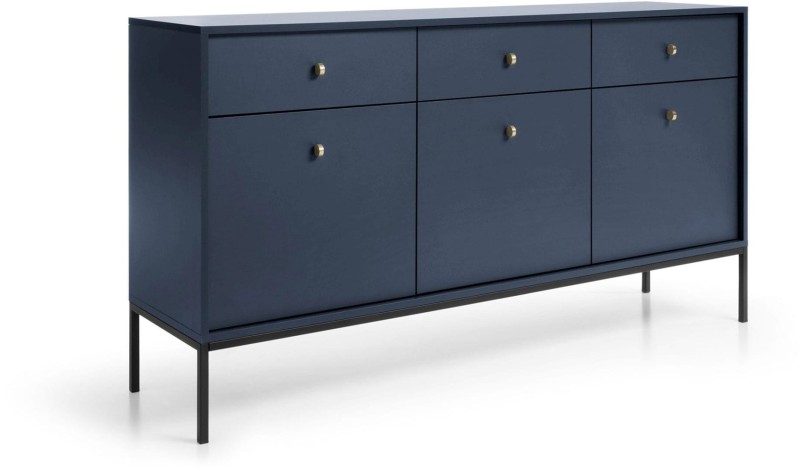 Komoda Mono granatowa szeroka