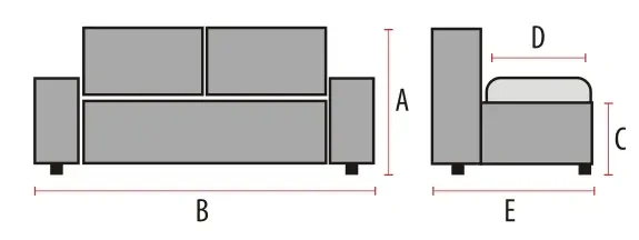 Sofa tapicerowana Karo 2 Velvet