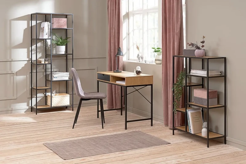 Regał Costa A dąb/czarny