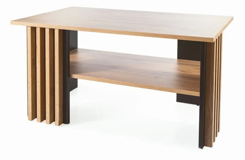 Ława Evita 100x60 cm dąb artisan/czarny