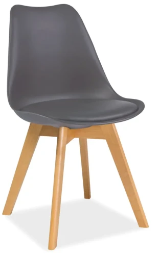 Krzesło Kris buk/szary