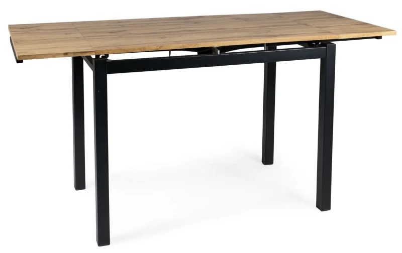 Stół rozkładany GD017 110-170 cm dąb artisan/czarny mat
