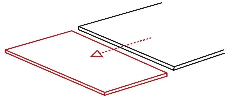Stół rozkładany GD017 110-170 cm dąb artisan/czarny mat