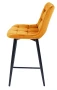 Półhoker tapicerowany Chic H-2 Velvet Bluvel 68 curry