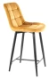 Półhoker tapicerowany Chic H-2 Velvet Bluvel 68 curry