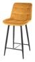 Półhoker tapicerowany Chic H-2 Velvet Bluvel 68 curry