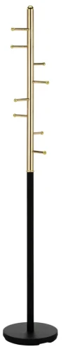 Wieszak stojący Ferro czarny/złoty