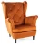 Fotel tapicerowany Lady Velvet cynamon Bluvel 4215